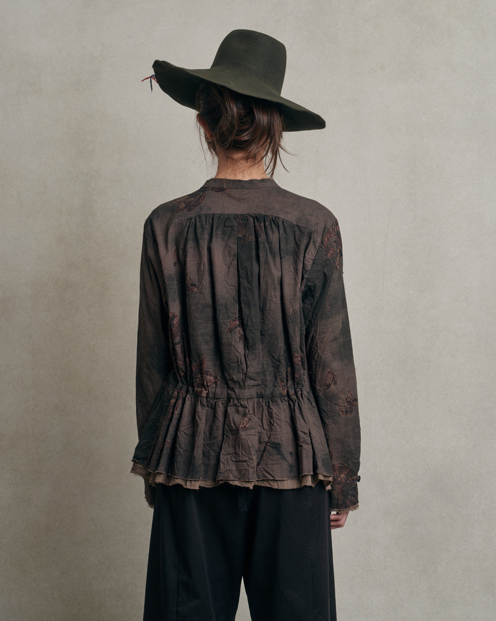 Pas de calais - Blusa de algodón con estampado floral