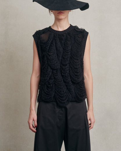 Isabel benenato - Sleeveless textured top