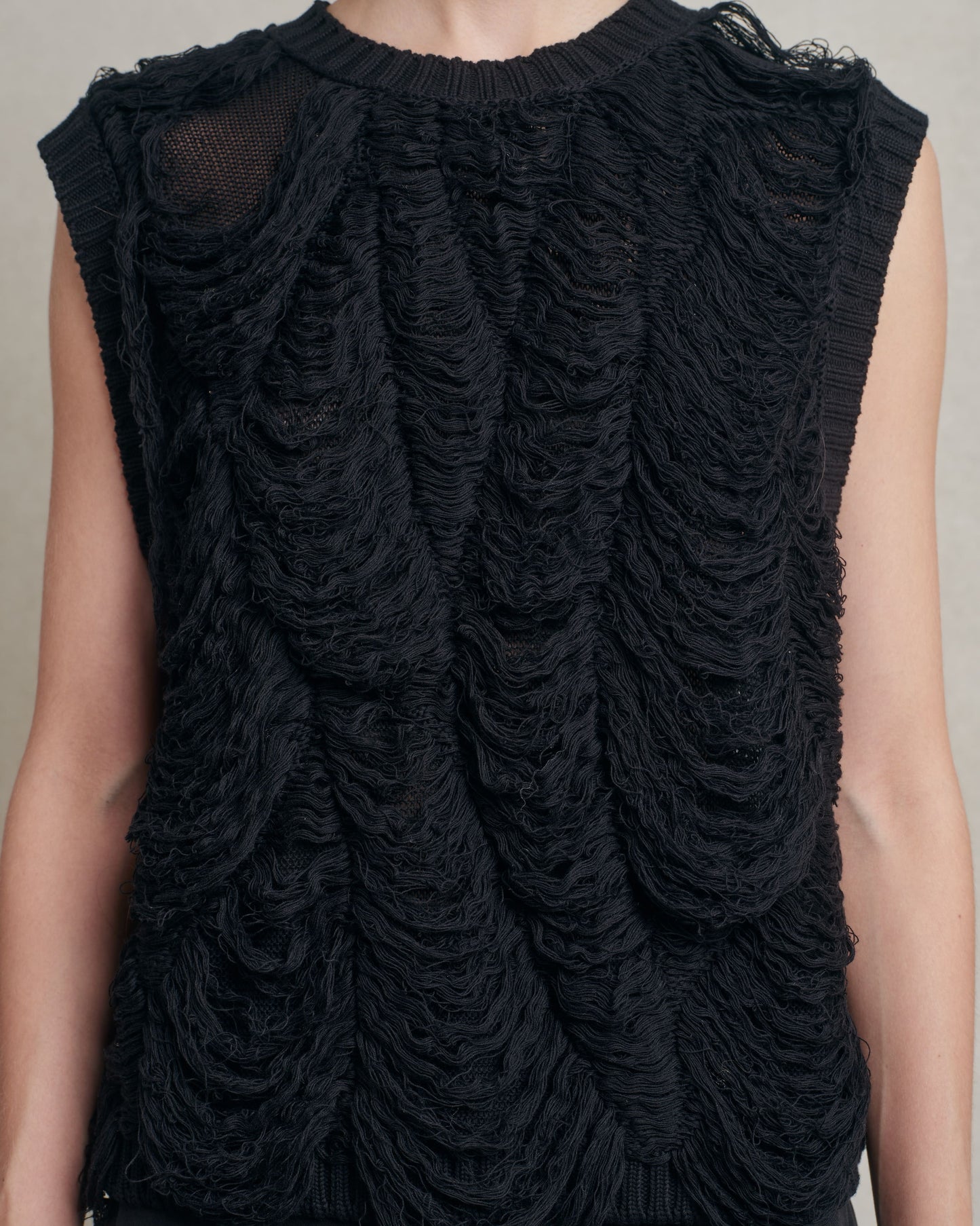 Isabel benenato - Sleeveless textured top