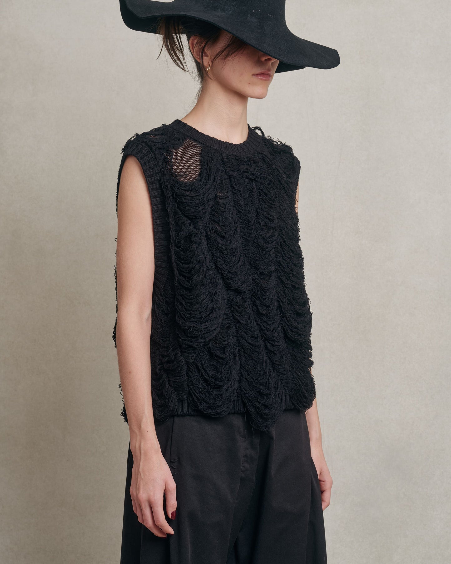 Isabel benenato - Sleeveless textured top