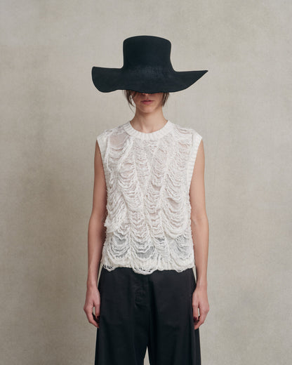 Isabel benenato - Sleeveless textured top