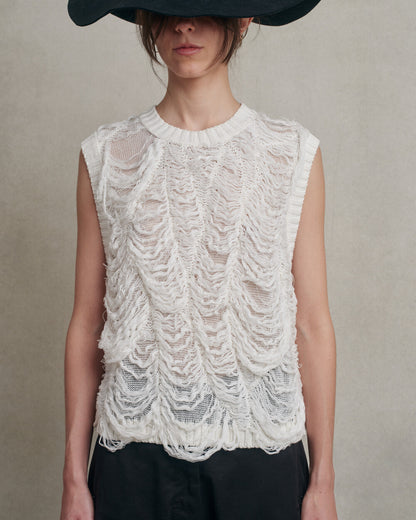 Isabel benenato - Sleeveless textured top