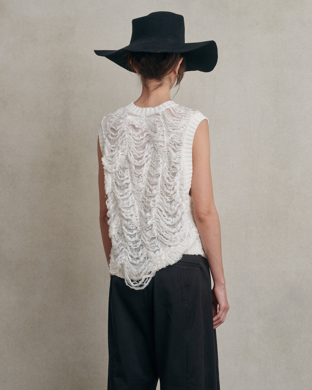 Isabel benenato - Sleeveless textured top