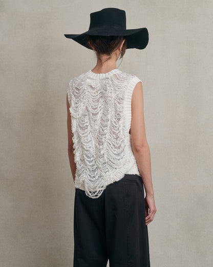 Isabel benenato - Sleeveless textured top