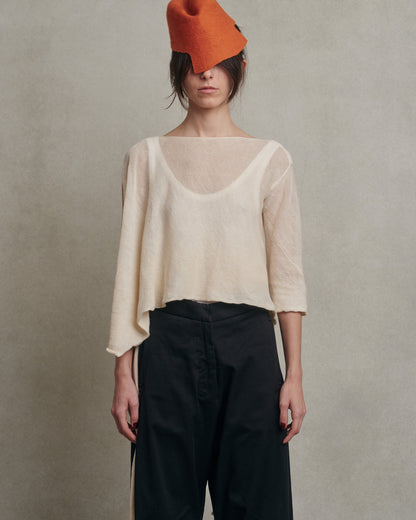 Tao Barbara bologna - One sleeve shear top