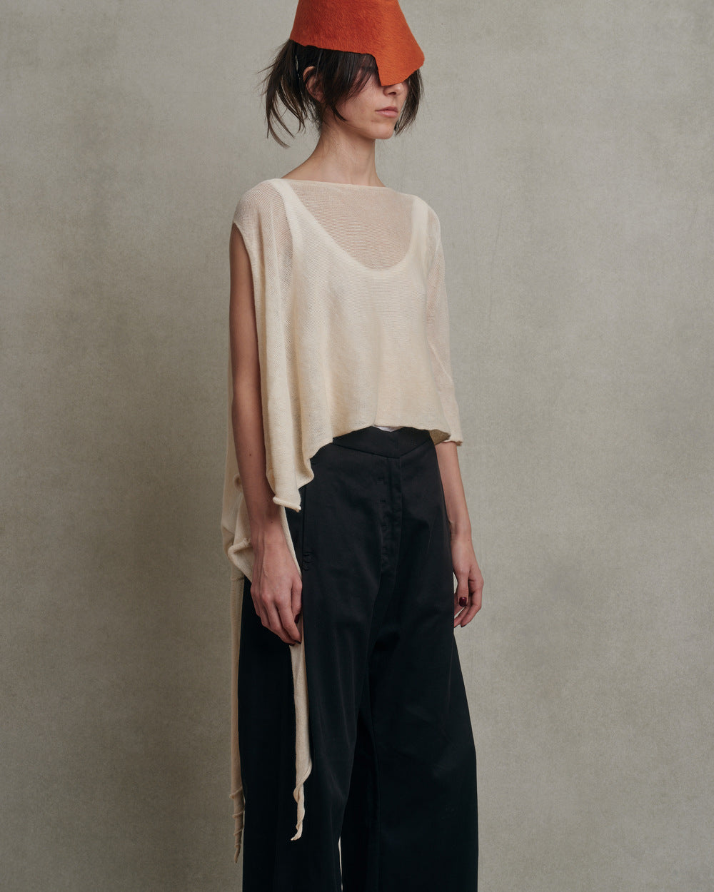 Tao Barbara bologna - One sleeve shear top