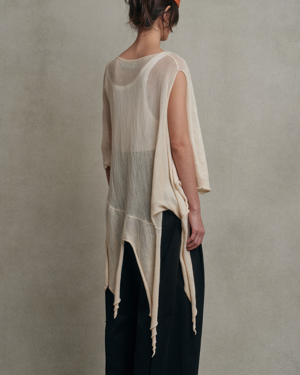 Tao Barbara bologna - One sleeve shear top