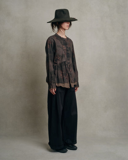 Pas de calais - Blusa de algodón con estampado floral
