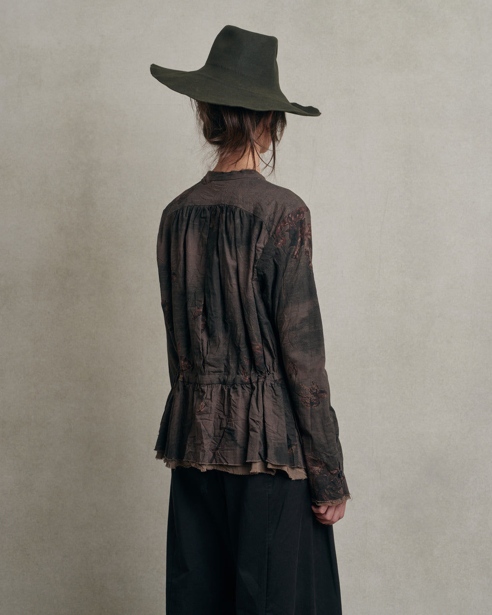 Pas de calais - Blusa de algodón con estampado floral