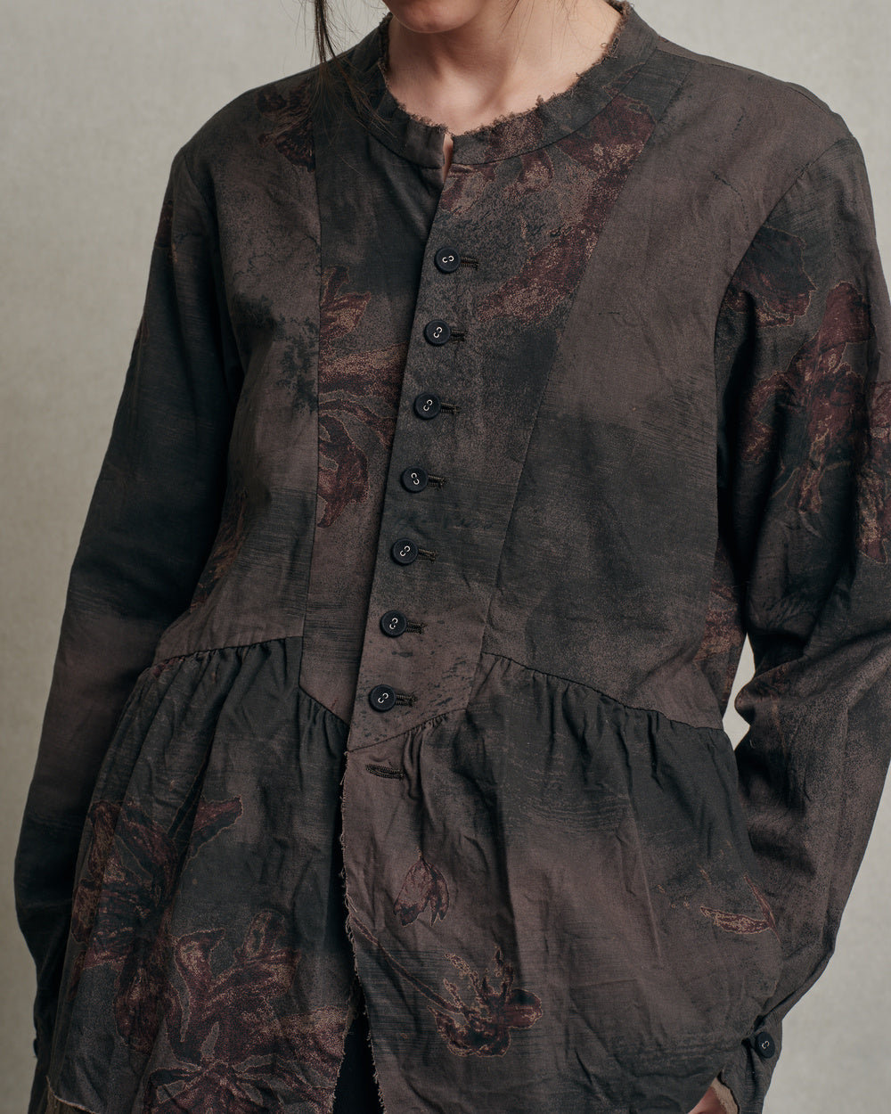 Pas de calais - Blusa de algodón con estampado floral